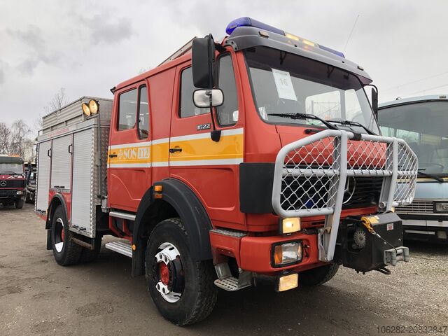 Truck chassis Mercedes-Benz 1622 SK 4x4 4WD Seilwinde Steel/Steel