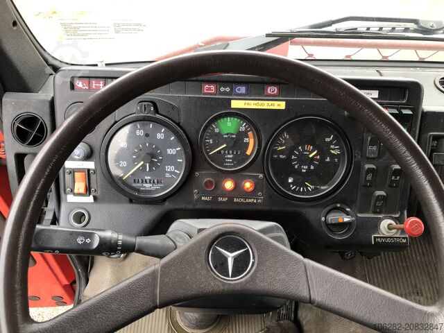 Truck chassis Mercedes-Benz 1622 SK 4x4 4WD Seilwinde Steel/Steel