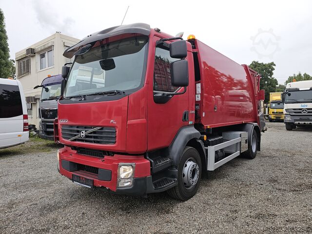 Garbage truck Volvo FL240 mit NTM 12cub K-2KMAXI 7.9+4.1 EUR
