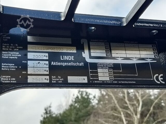 Cărucior Linde R20 Active, serie 115