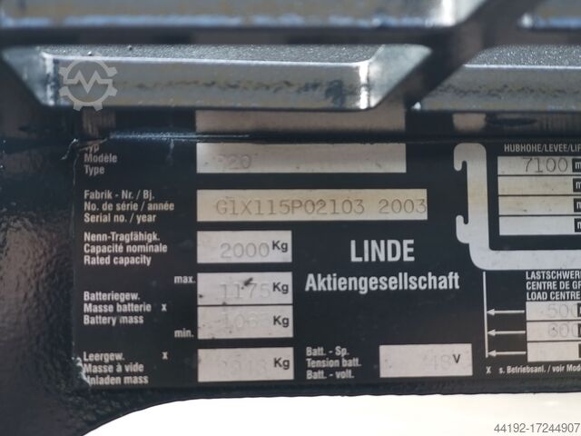 Cărucior Linde R20 Active, serie 115