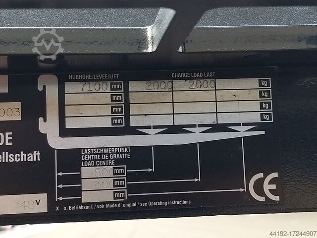 Cărucior Linde R20 Active, serie 115