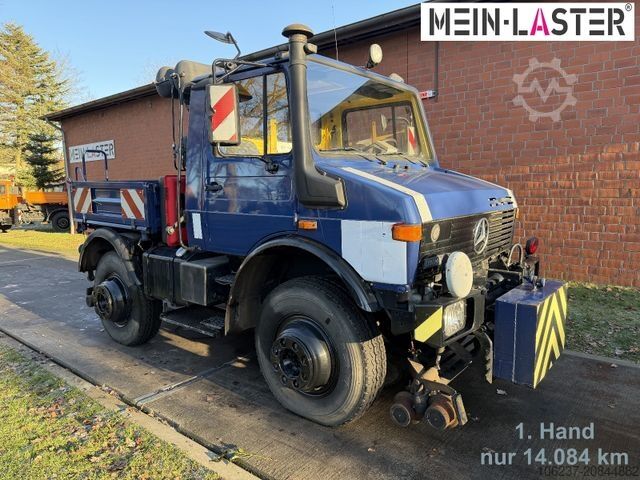 Samochód do zadań specjalnych UNIMOG U 1600 Zweiweg ZW 100 AHK 600t nur 14.089 km