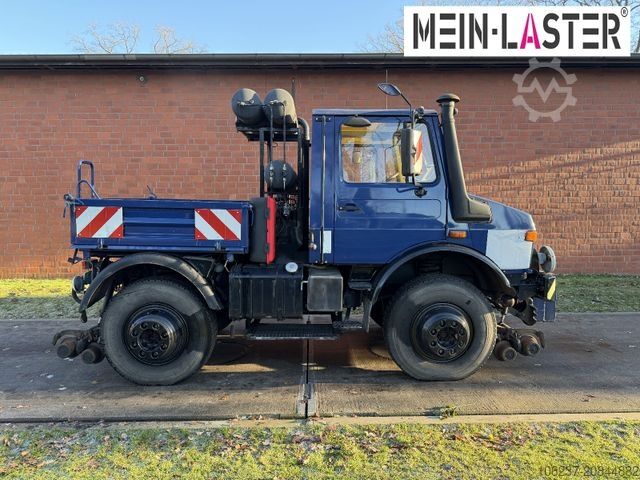 Samochód do zadań specjalnych UNIMOG U 1600 Zweiweg ZW 100 AHK 600t nur 14.089 km