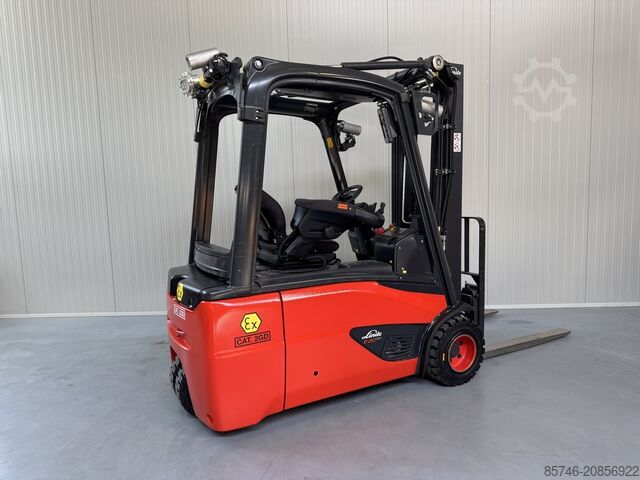 E 20 L - 386 / 02 Evo - Atex Proplan EX 2GD / Zone 1 - 21 - 22 * Triplex FFL !! NEW battery !! LINDE E 20 L - 386 / 02 Evo - Atex Proplan EX 2GD / Zone 1 - 21 - 22 * Triplex FFL !! NEW battery !!