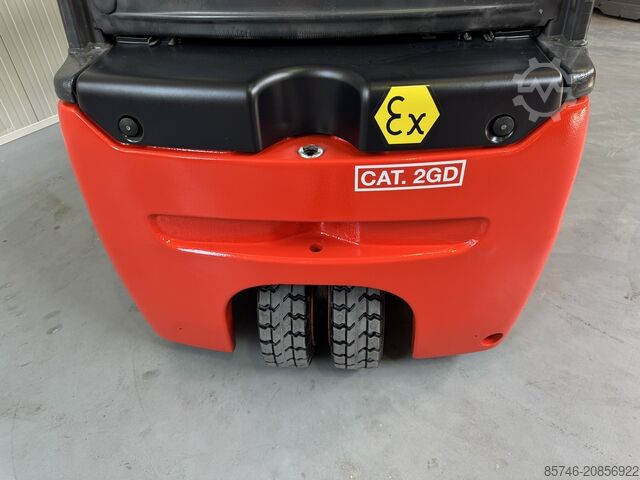 E 20 L - 386 / 02 Evo - Atex Proplan EX 2GD / Zone 1 - 21 - 22 * Triplex FFL !! NEW battery !! LINDE E 20 L - 386 / 02 Evo - Atex Proplan EX 2GD / Zone 1 - 21 - 22 * Triplex FFL !! NEW battery !!