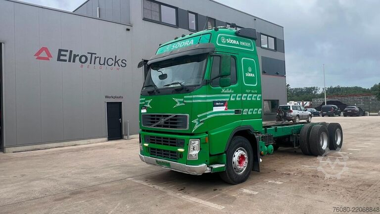 Șasiu cu cabină Volvo FH 520 (6X4 / LONG CHASSIS / FRONT STEEL)