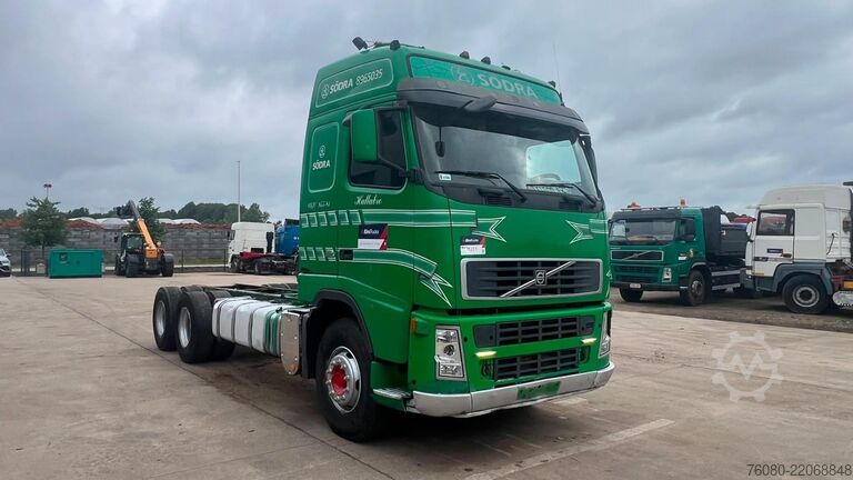 Șasiu cu cabină Volvo FH 520 (6X4 / LONG CHASSIS / FRONT STEEL)