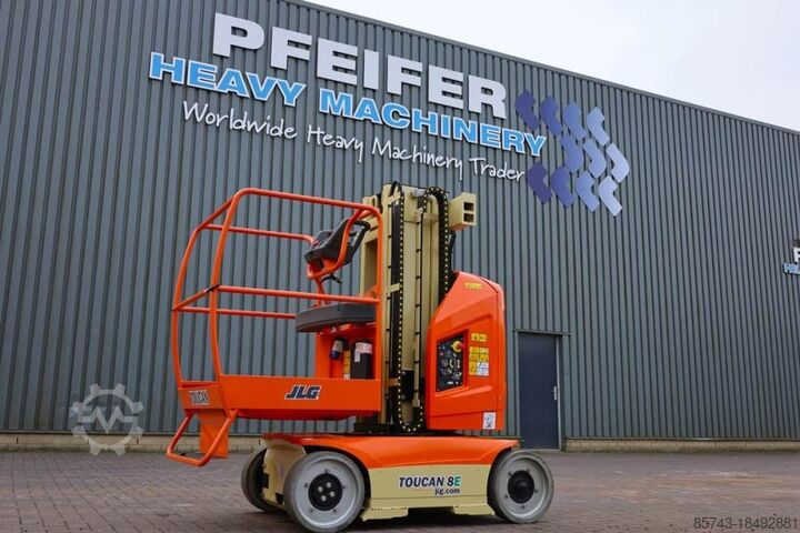 Scharnierende telescopische hoogwerker JLG TOUCAN 8E A Electric, 8.2m Working Height, 2.65m R