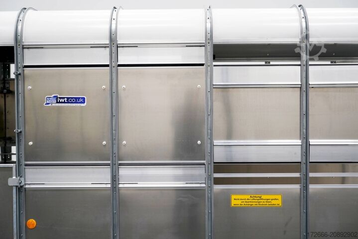 Veewagen Ifor Williams TA5 HD | 12x6 | RAMPE-/TÜR-KOMBI 372X156X183CM VIEHANHÄNGER | 2X LÜFTUNG