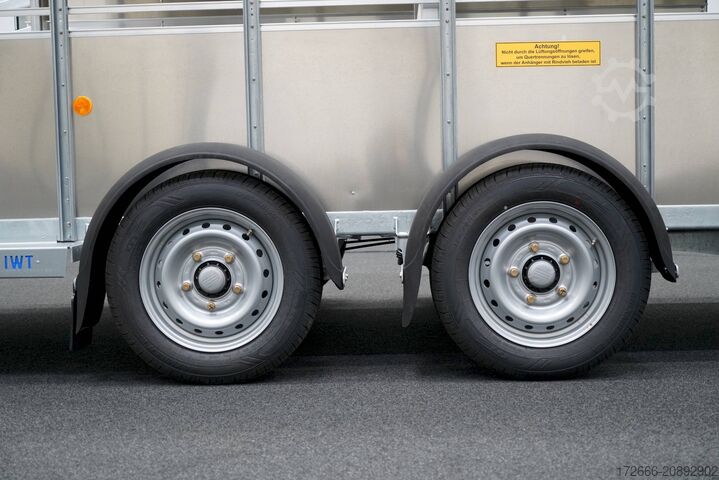 Veewagen Ifor Williams TA5 HD | 12x6 | RAMPE-/TÜR-KOMBI 372X156X183CM VIEHANHÄNGER | 2X LÜFTUNG
