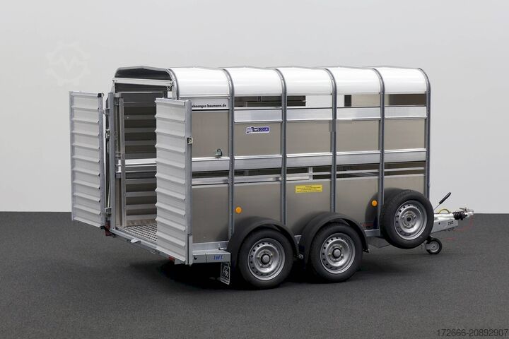 Veewagen Ifor Williams TA510 | 10x6 | RAMPE-/TÜR-KOMBI 311X178X183CM VIEHANHÄNGER | 2X LÜFTUNG