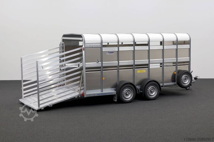 Veewagen Ifor Williams TA510 | 14x6 | RAMPE-/TÜR-KOMBI 434X178X183CM VIEHANHÄNGER | 2X LÜFTUNG