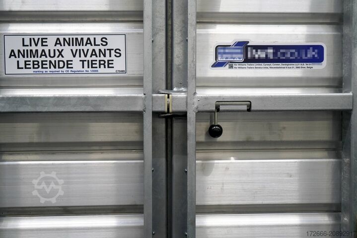 Veewagen Ifor Williams TA510 | 14x6 | RAMPE-/TÜR-KOMBI 434X178X183CM VIEHANHÄNGER | 2X LÜFTUNG