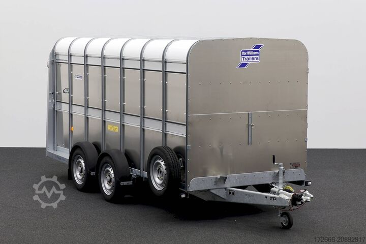 Veewagen Ifor Williams TA510 | 14x6 | RAMPE-/TÜR-KOMBI 434X178X183CM VIEHANHÄNGER | 2X LÜFTUNG
