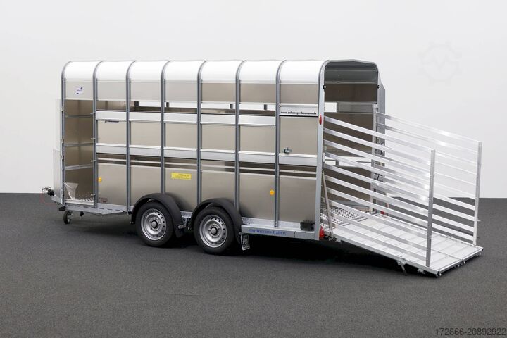 Veewagen Ifor Williams TA510 | 14x7 | RAMPE-/TÜR-KOMBI 434X178X214CM VIEHANHÄNGER | 2X LÜFTUNG