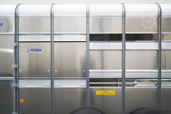 Veewagen Ifor Williams TA510 | 14x7 | RAMPE-/TÜR-KOMBI 434X178X214CM VIEHANHÄNGER | 2X LÜFTUNG