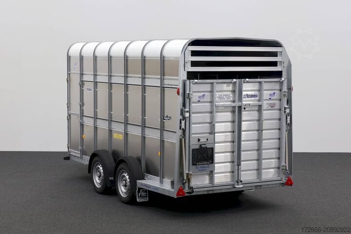 Veewagen Ifor Williams TA510 | 14x7 | RAMPE-/TÜR-KOMBI 434X178X214CM VIEHANHÄNGER | 2X LÜFTUNG