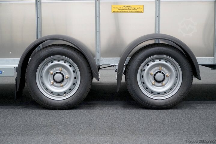 Veewagen Ifor Williams TA510 | 14x7 | RAMPE-/TÜR-KOMBI 434X178X214CM VIEHANHÄNGER | 2X LÜFTUNG