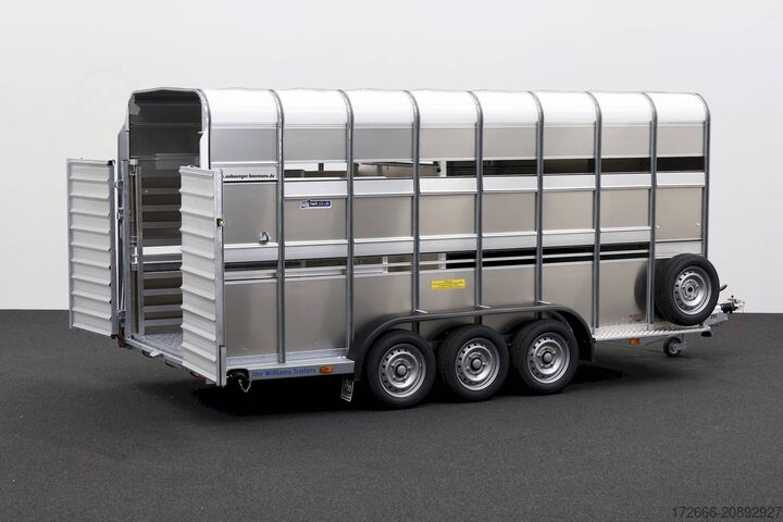 Veewagen Ifor Williams TA510GT | 16x7 | TANK | RAMPE-/TÜR-KOMBI 497X178X214CM VIEHANHÄNGER | 2X LÜFTUNG