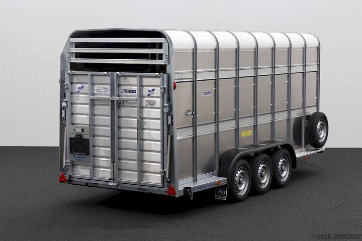 Veewagen Ifor Williams TA510GT | 16x7 | TANK | RAMPE-/TÜR-KOMBI 497X178X214CM VIEHANHÄNGER | 2X LÜFTUNG