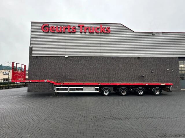 Platform trailer Nooteboom OVB-65-04V 48 METER UITSCHUIBARE LANGMATRIAAL