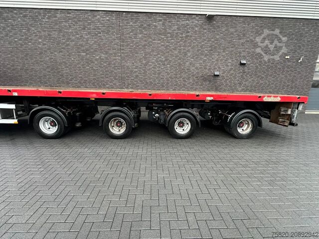 Platform trailer Nooteboom OVB-65-04V 48 METER UITSCHUIBARE LANGMATRIAAL