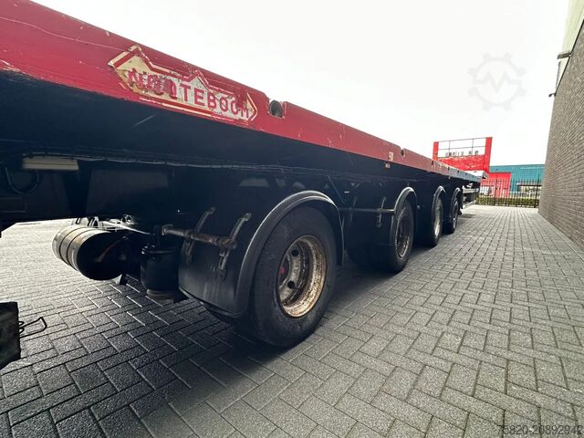 Platform trailer Nooteboom OVB-65-04V 48 METER UITSCHUIBARE LANGMATRIAAL