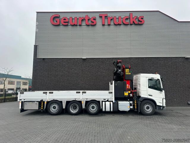 Vrachtwagen met kraan Volvo FM 480 8X2 + PALFINGER PK 42002 + JIB OJ 080 C ...