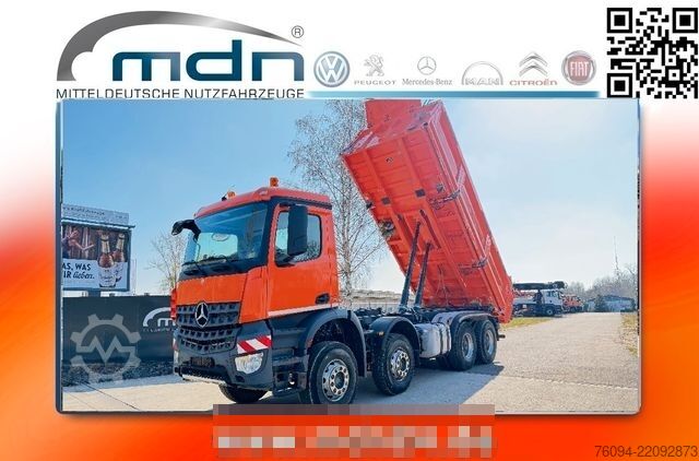 Kiepwagen MERCEDES-BENZ Arocs 4142 8x4 MEILLER Kipper Bordmatik