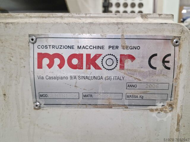 Vakuummålning och slipmaskin Makor Gemini 56