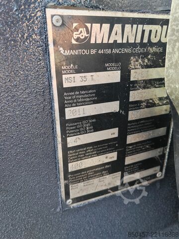 Terepes targoncák Manitou MSI 35 new tires