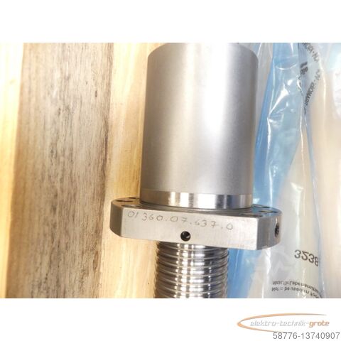 Componente HFB 6/360.07.637.01 Gewinde SN 8E298 KGT-Typ 50x5x1325 + 2x Kugellager