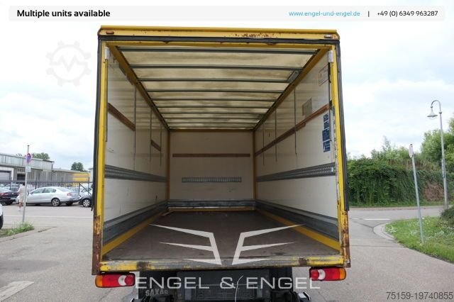 Vrachtwagen met bakwagen iveco EuroCargo ML 75 E 16 P LBW LUFT AUTOMATIK