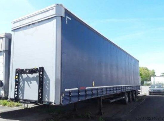 Nyitott ponyvás félpótkocsi KöGEL MEGA S24-1,15 13.620MM, SAF, LIFT,  MIETKAUF MöGLICH