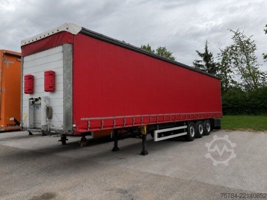 Nyitott ponyvás félpótkocsi SCHMITZ CURTAINSIDER SCS 24/L, PK, LIFT, ALU, TOP!!  MIETKAUF MGL.