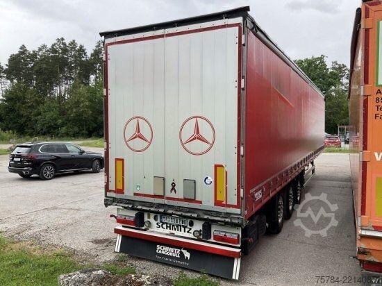 Nyitott ponyvás félpótkocsi SCHMITZ CURTAINSIDER SCS 24/L, PK, LIFT, ALU, TOP!!  MIETKAUF MGL.