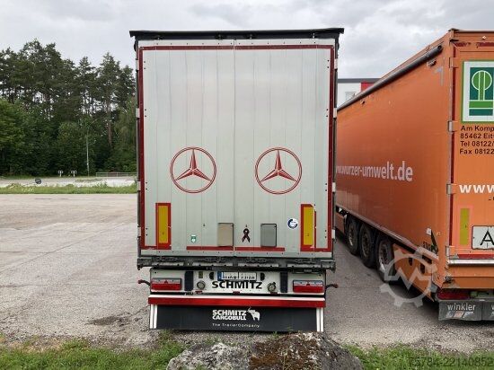Nyitott ponyvás félpótkocsi SCHMITZ CURTAINSIDER SCS 24/L, PK, LIFT, ALU, TOP!!  MIETKAUF MGL.