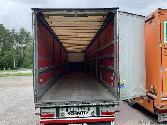 Nyitott ponyvás félpótkocsi SCHMITZ CURTAINSIDER SCS 24/L, PK, LIFT, ALU, TOP!!  MIETKAUF MGL.