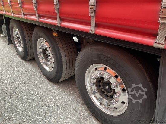 Nyitott ponyvás félpótkocsi SCHMITZ CURTAINSIDER SCS 24/L, PK, LIFT, ALU, TOP!!  MIETKAUF MGL.