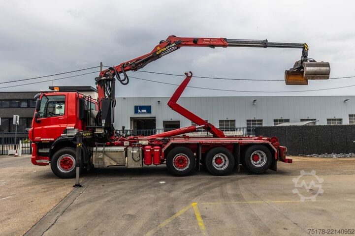 Sistema de braço de gancho DAF CF 440 FAK-8x2 + Palfinger Epsilon Q180 Z95TR