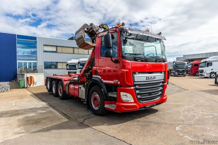 Sistema de braço de gancho DAF CF 440 FAK-8x2 + Palfinger Epsilon Q180 Z95TR