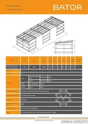  BATOR Konstrukcja stalowa