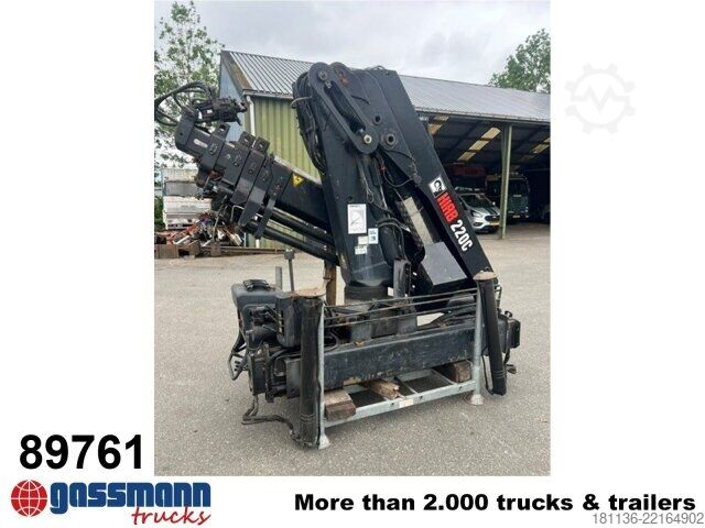 Teherautóra szerelt daru HIAB 220 C-5, Funk, Greifersteuerung