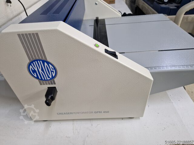Spår- och perforeringsmaskin Cyklos GMP 450 Creaser and Perforator