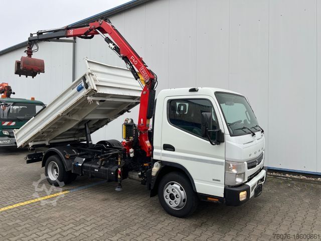 Tipvogn varebil FUSO 7 C 15 Kipper Meiller Kran Fassi Klima