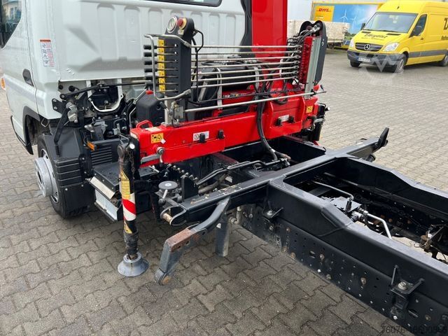 Driezijdige kipper bestelwagen FUSO 7 C 15 Kipper Meiller Kran Fassi Klima