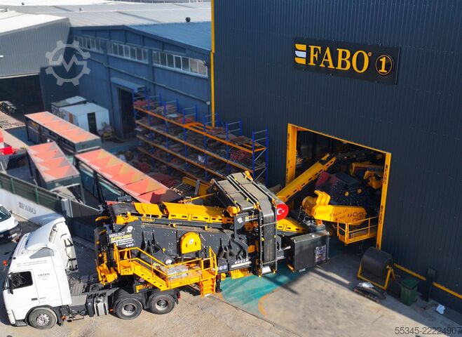 Crushing unit FABO Mobile Impact Crusher Mobile Impact Crusher MTK-130