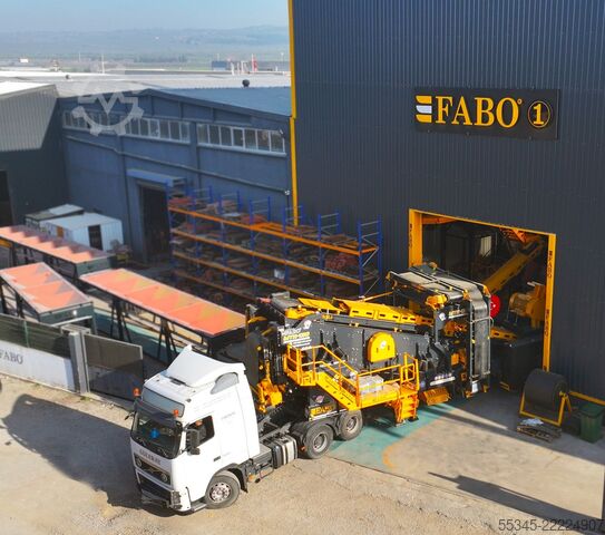 Crushing unit FABO Mobile Impact Crusher Mobile Impact Crusher MTK-130