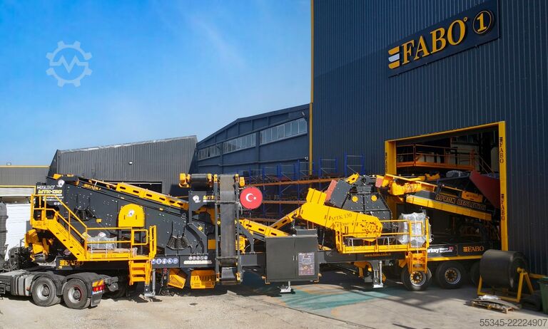 Crushing unit FABO Mobile Impact Crusher Mobile Impact Crusher MTK-130